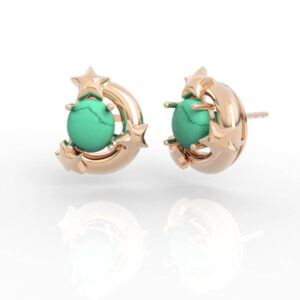 Star hoop earrings 3d model ER-NP-OV-FS-0002