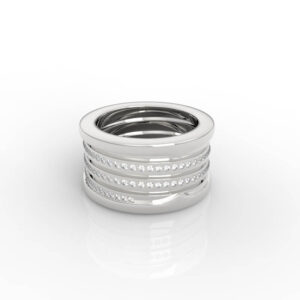 Wide Band Customizable Ring model RG-PV-RO-FS-0011