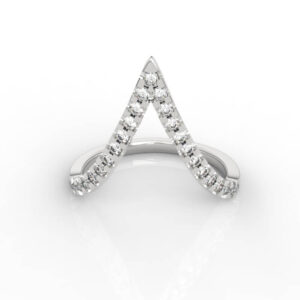 Chevron Diamond Ring Model RG-PV-RO-FS-0014