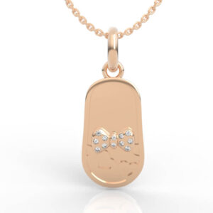Diamond Baby Bootie Charm Pendant Model PD-SP-RO-HS-0008