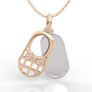 Diamond Bow Baby Charm Jewelry 3D Model PD-SP-RO-FS-0018