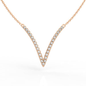 Diamond V Necklace Pendant 3D Model PD-PV-RO-FS-0015
