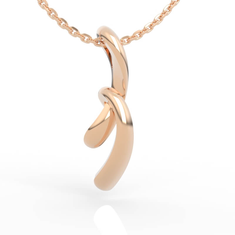 Abstract Interlocking Necklace 3D Model PD-NP-NG-FS-0006