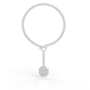 Cuban Link Pendant Necklace 3D Model NK-PV-RO-FS-0003