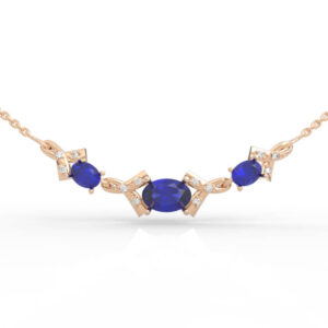 Graduated Gemstone Geometric Necklace 3D Model PD-PV-OV-FS-0001