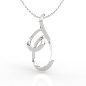 Interlocking Circles Pendant 3D Model PD-NP-NG-FS-0008