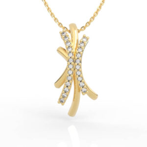 Ribbon Diamond Pendant Model PD-PV-RO-FS-0020