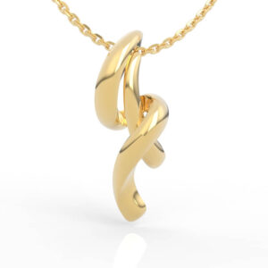 Triple Spiral Pendant 3D Model PD-NP-NG-FS-0007