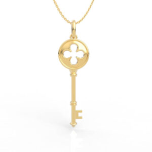 Ultimate clover key pendant necklace Model - Instant 3D