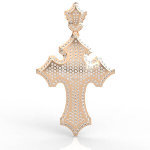 Baroque Cross Necklace PD-PV-RO-MH-0008