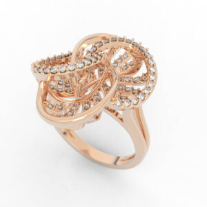 Diamond Flower Ring RG-PV-RO-FL-0001