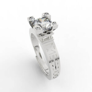 Eiffel Tower 1ct Diamond Ring EG-SP-RO-FS-0022