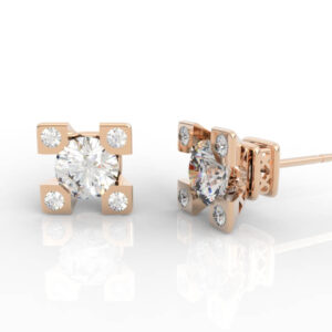 Eiffel Tower Diamond Earrings ER-SP-RO-FS-0008