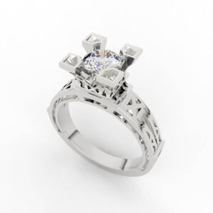 Eiffel Tower Engagement Ring EG-SP-RO-FS-0019