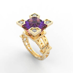 Large Carat Eiffel Tower Ring EG-SP-RO-FS-0025