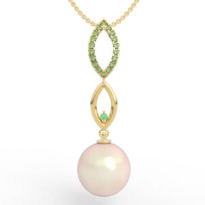 Marquise Shape Pearl Necklace PD-SP-PL-FS-0011