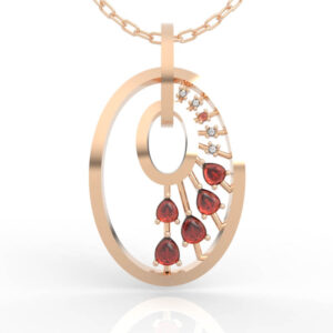 Open Frame Diamond Pendant PD-SP-RO-FS-0029