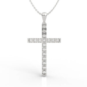 Pave Diamond Cross Pendant PD-PV-RO-MH-0007