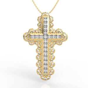 Princess Diamond Cross Pendant PD-PV-RO-MH-0006