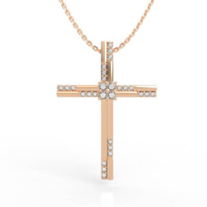 Religious Diamond Cross Pendant PD-SP-RO-MH-0009