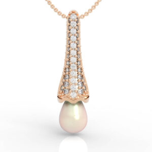 Vintage Art Deco Pearl Drop Necklace PD-PV-PL-FS-0014