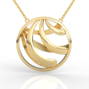 3D sculptural necklace PD-NP-NG-FS-0014