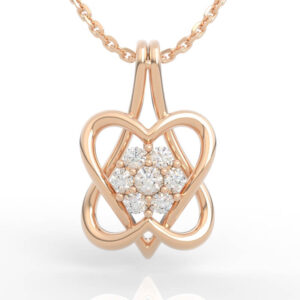 Diamond Flower Pendant PD-SP-RO-FL-0005