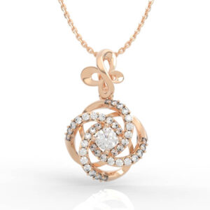 Floral Cluster Diamond Pendant PD-PV-RO-FL-0016