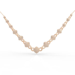 Geometric V-Shape Diamond Collar Necklace PD-PV-RO-FS-0033