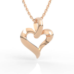 Ribbon Heart Pendant PD-NP-NG-HS-0005