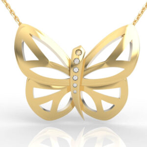 butterfly diamond pendant PD-SP-RO-AN-0001