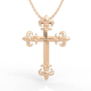 fleur de lis cross pendant PD-NP-NG-MH-0007