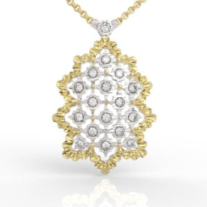 Art Deco Diamond Pendant PD-SP-RO-VT-0001