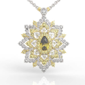 Baroque Style Flower Pendant PD-PV-PE-VT-0002