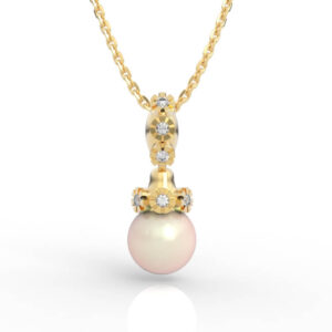 Flower Design Pearl Pendant PD-SP-PL-FS-0012