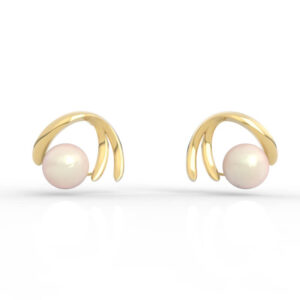 Minimalist Pearl Stud Earrings ER-NP-PL-FS-0003