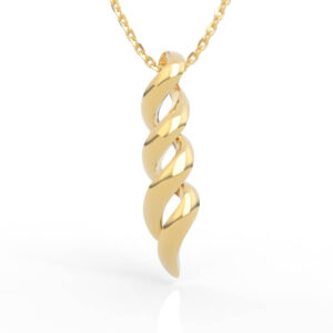 Triple Twist Spiral Pendant PD-NP-NG-FS-0029