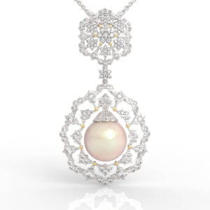 Victorian Style Filigree Pearl Pendant PD-PV-PL-VT-0001