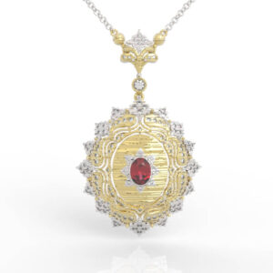 Vintage Royal Pendant Necklace PD-SP-OV-VT-0001