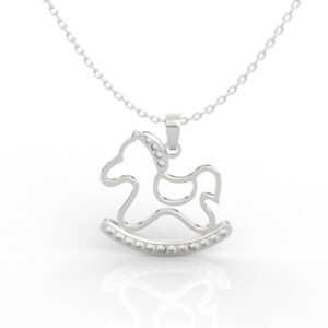 Baby Diamond Rocking Horse Charm PD-SP-RO-AN-0004