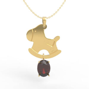 Children Jewelry Rocking Horse Pendant PD-SP-OV-AN-0001