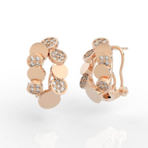 Circle Diamond Earrings ER-SP-RO-FS-0009