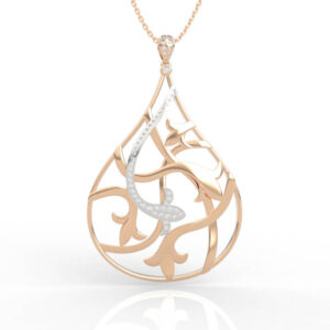 Filigree Teardrop Pendant PD-SP-RO-FL-0010