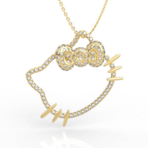 Hello Kitty Diamond Pendant PD-PV-RO-AN-0008