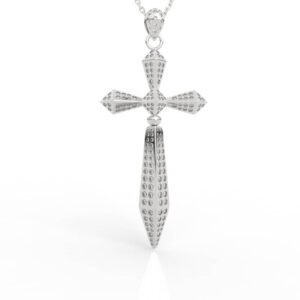 Large Diamond Sword Cross Pendant PD-PV-RO-MH-0018