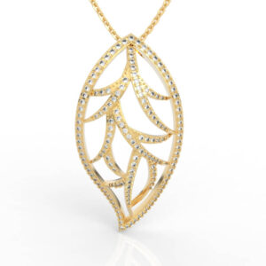 Nature Inspired Leaf Pendant PD-SP-RO-FL-0008