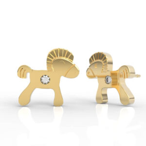 Pony Stud Earrings ER-SP-RO-AN-0001