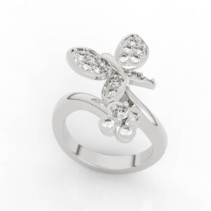 butterfly flower ring RG-PV-RO-AN-0003