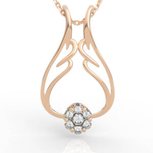 Art Nouveau Diamond Pendant PD-SP-RO-FS-0035