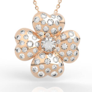 Clover Cluster Necklace PD-PV-RO-FL-0025